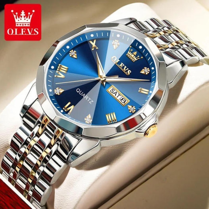 PREMIUM DIAMOND CUT OLEVS Watch